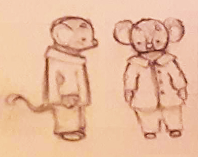 Sketch of two Fnimlings.