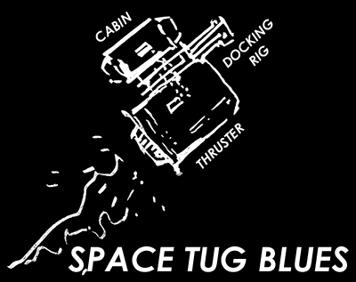 Sketch of a space tug.